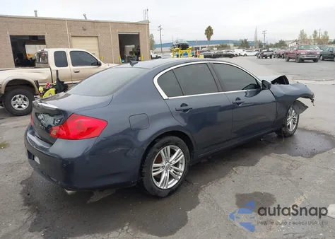 2011 Infiniti G37 Journey from USA, damaged, VIN JN1CV6AP9BM507961